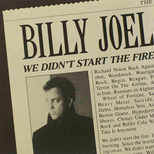 BillyJoelDidntStartTheFire