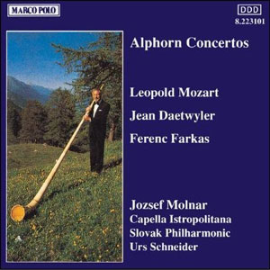 alphorn concertos jozef molnar