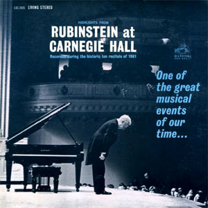 carnegie hall rubinstein