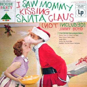 christmas kissing santa jimmy boyd