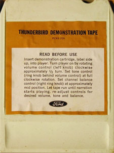 eight track demo thunderbird