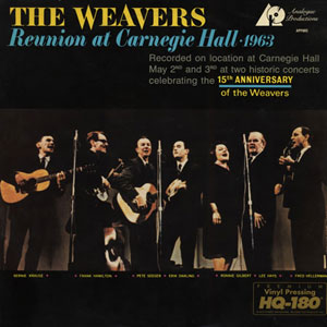 folk reunion the weavers carnegie hall