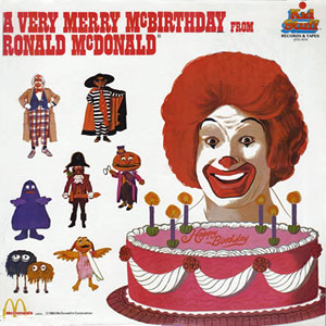 merry mcbirthday ronald mcdonald