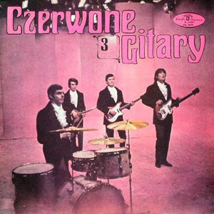 polish rock czerwone 3 gitary