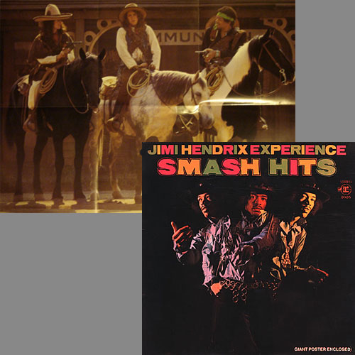 poster inside jimi hendrix smash hits