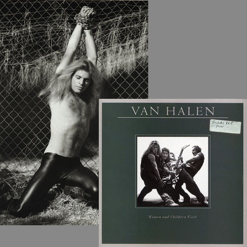 poster inside van halen women first
