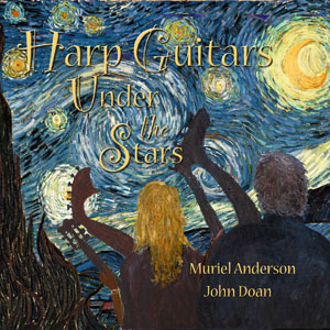 van gogh harp guitars under the stars