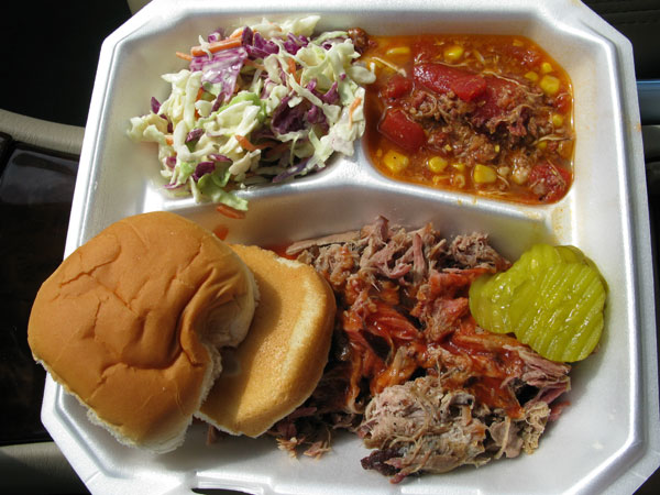 photo of bbq food