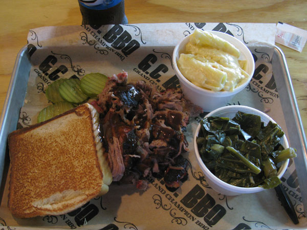 photo of bbq food