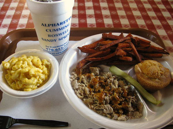 photo of bbq food