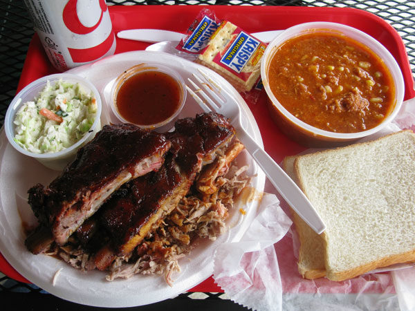 photo of bbq food