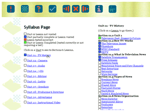 screen shot of syllabus